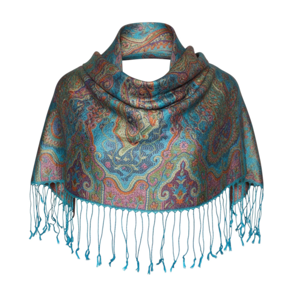 Blue Ethnic Schal